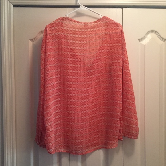 Old Navy Sheer Shirt - Picture 2 of 5